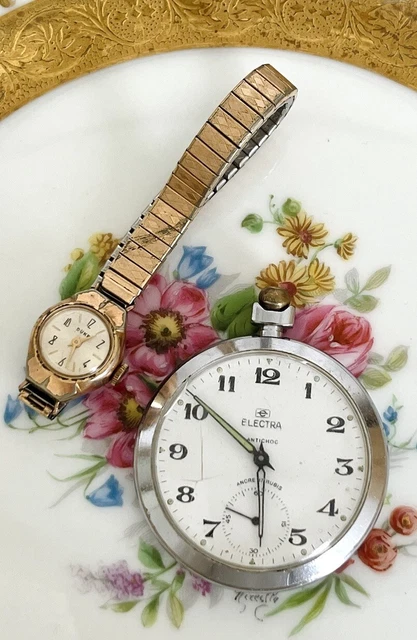 Montre Automatique Vintage Electra – 21 Rubis – Petit Modèle – Occasion – Mécanique