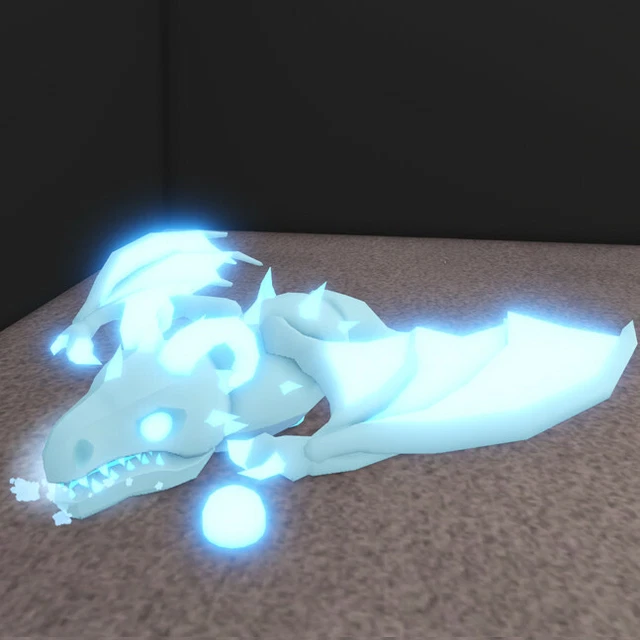 NEON FROST DRAGON NFR per ""Adopt Me"" / elaborazione rapida