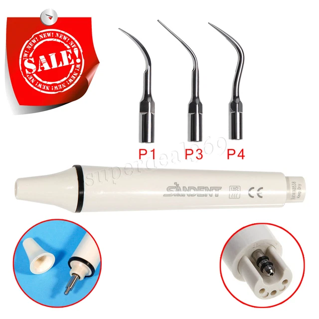 Dentaire pièce à main à ultrasons piézo scaler for EMS woodpecker +3*perio Tips
