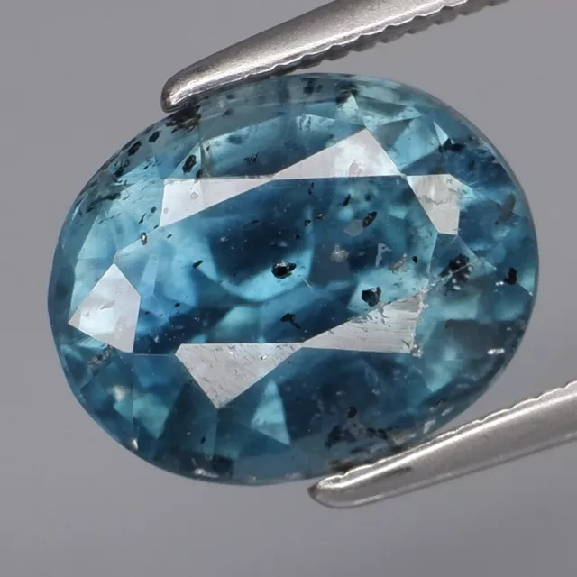 3.80Ct.Ravishing Color! Natural Blue Kyanite Nepal Full Fire&Good Cutting