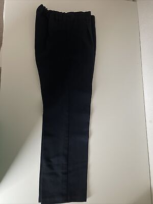 Boys Navy Blue School Trousers Age 8- 9 (2 Pairs)