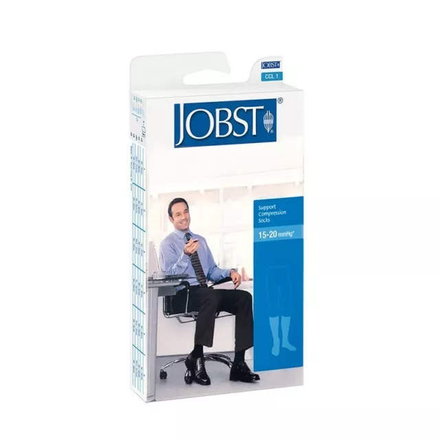 BSN MEDICAL Jobst For Men - knee-highs 15-20 mmHg size 3 color Blue