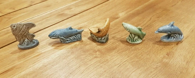 Wade Launen Porzellantiere Meerestiere Fisch Buckelwal Delfinforelle