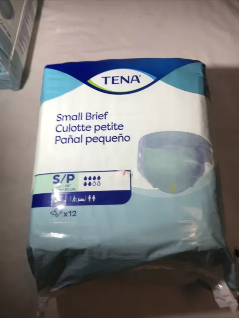 TENA Adult Incontinent Brief Small 22'' - 36'' Heavy Absorbency tab closer