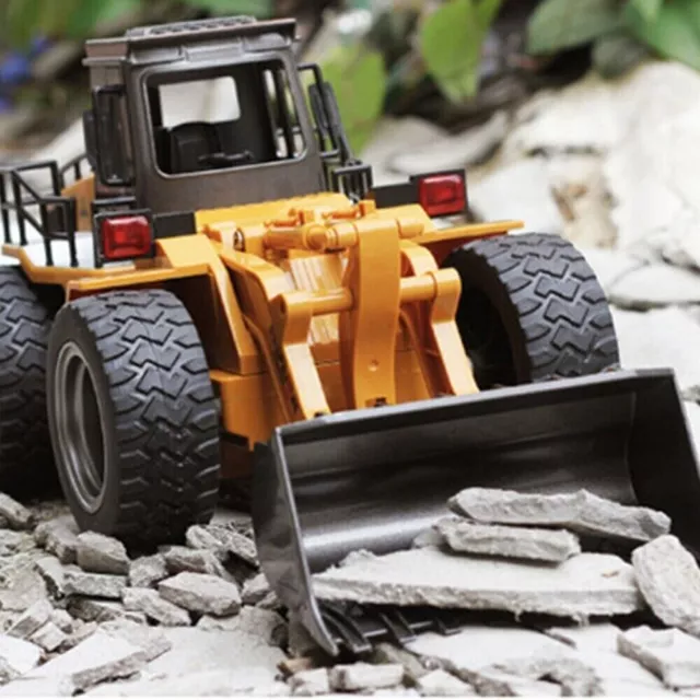 1:18 RC alliage tracteur Bulldozer HUINA camion sur chenilles télécommande...