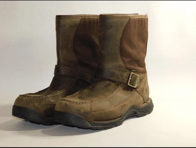 DANNER SHARPTAIL REAR Zip Leather Work Boot Brown Size 11 D - Read £63. ...