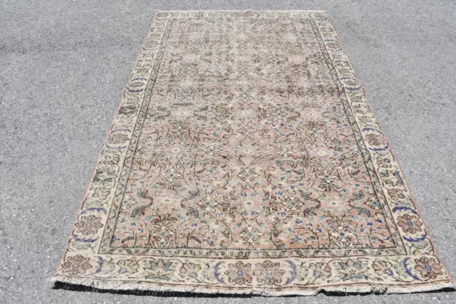 Alfombra grande de 5,1x8,5 pies, alfombra vintage, alfombra turca, alfombra...