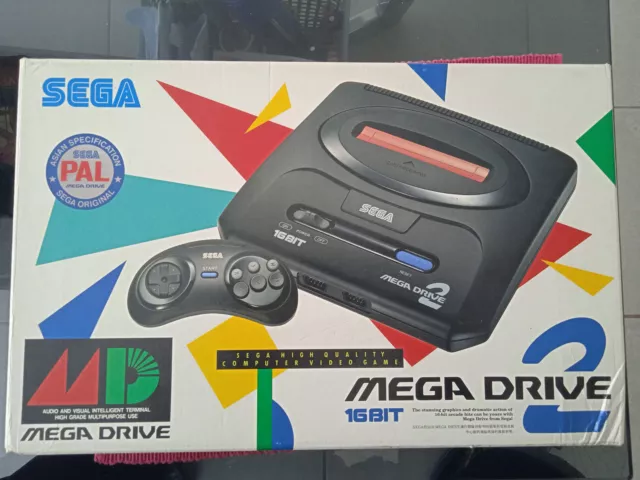 Console Sega Megadrive 2 Asia PAL (complet) + 1 manette en boite