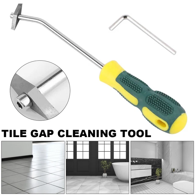 HANDHELD FLOOR GROUT Remover Steel Wall Tile Seam Cleaning Tool Removal