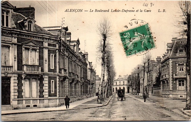 61 ALENCON - le boulevard lenoir dufresne et la gare