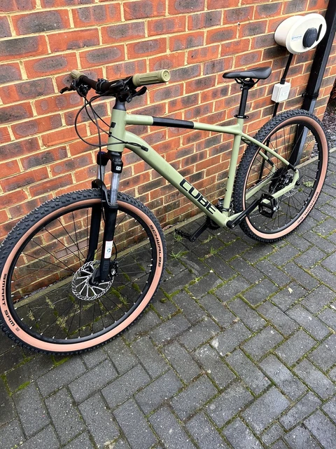 CUBE AIM RACE 29er Hardtail Mountain Bike 2021 Blueberry Lime 17
