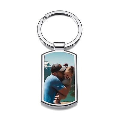 Personalised Keyring Engraved Fathers Day Gift Birthday Christmas Moon and Back 3