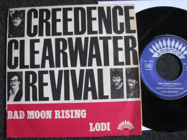 Creedence Clearwater Revival-Bad Moon Rising 7 PS-1969 France-America Rec-17 009