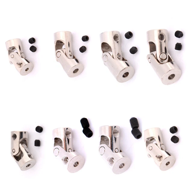 2/2.3/3/3.17/4mm Car Shaft Coupler Motor connector Universal Joint Coupling@-@
