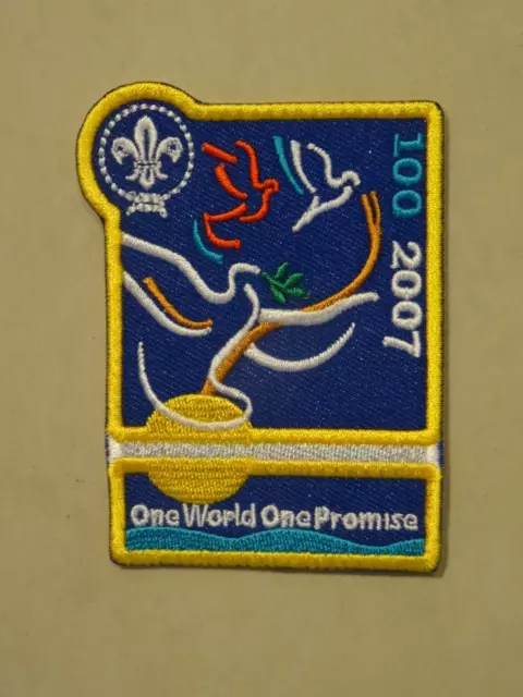 Scout 100 Years Badge - One World One Promise (2007)