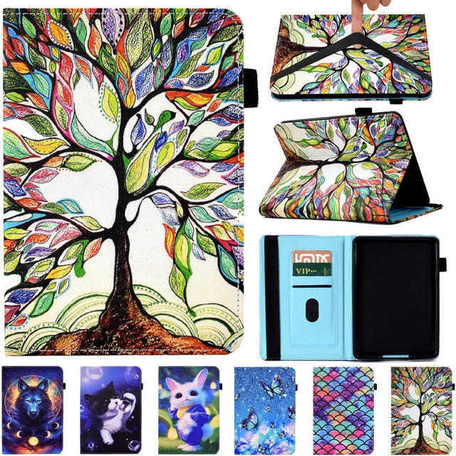 For Kindle Paperwhite 1 2 3 4 5/6/7/10/11th 6" 6.8" Flip PU Leather Stand Cover