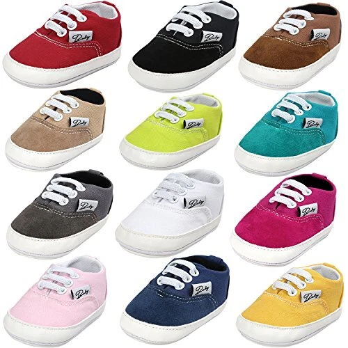 BENHERO Baby Sneaker Anti-Slip Candy Shoes - Aa/Pink - 12M-18M Toddler ByiY