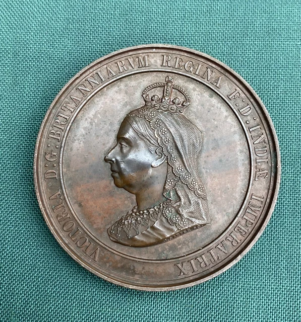 1897 Great Britain Queen Victoria Diamond Jubilee Medal -Very Scarce