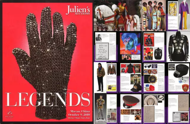 Michael Jackson Catalogue Enchères LEGENDS Julien's Auctions Catalog 2010 NEW