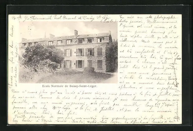 CPA Boissy-Saint-Léger, Ecole Normale 1907