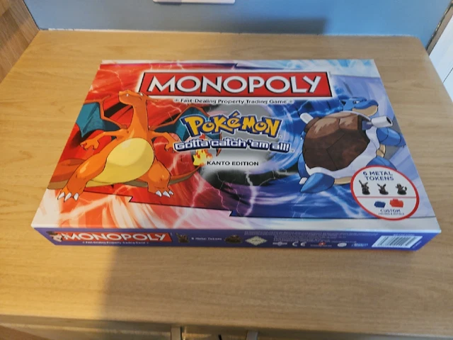 Jeu Pokemon Monopoly édition collector Hasbro or et argent 2001 NEUF
