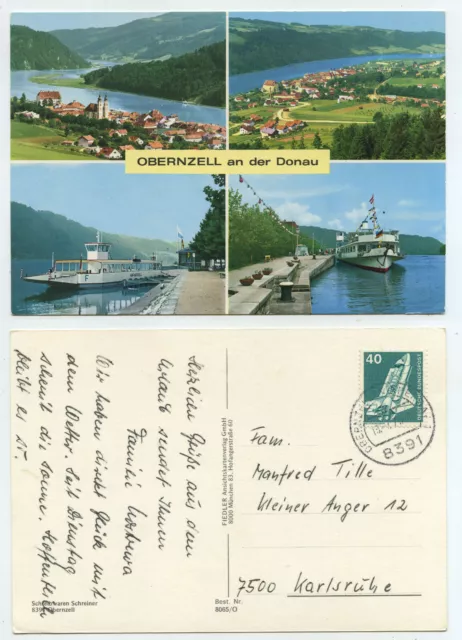 67331 - Obernzell an der Donau - Ansichtskarte, gelaufen