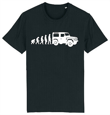 Evolution of a 4x4 Land Off Roader Driver Rover T-Shirt