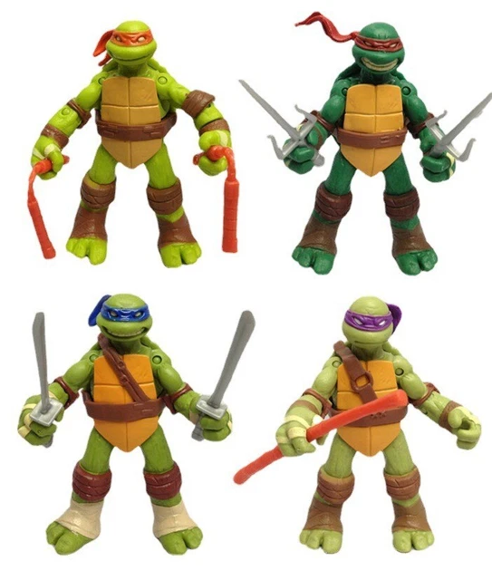 Teenage Mutant Ninja Turtles Classic Collection TMNT 4 Pc Action Figures Toys