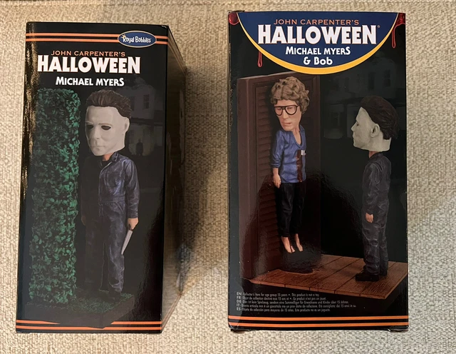 HALLOWEEN Michael Myers Bob & Hedge Bobblehead Lot Of 2 Hot Topic Royal Bobbles 3