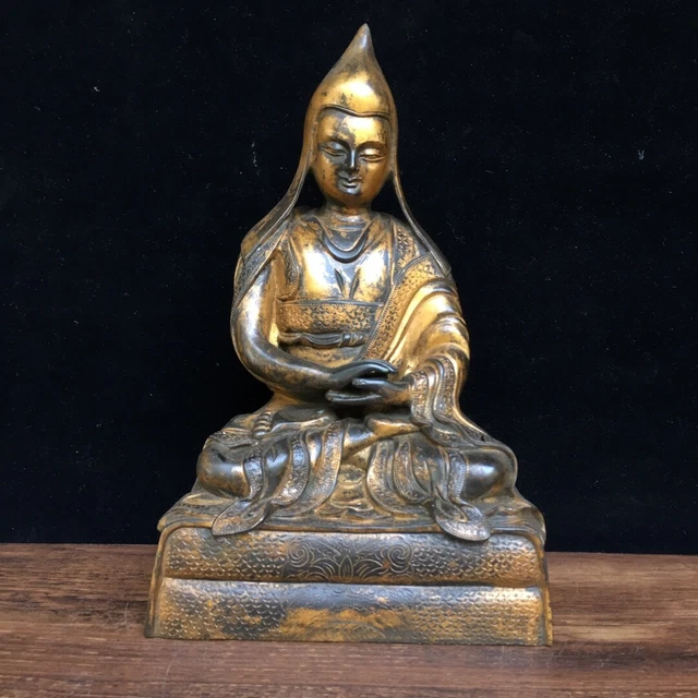 Chinese Exquisite Handmade Buddha Bronze Statue