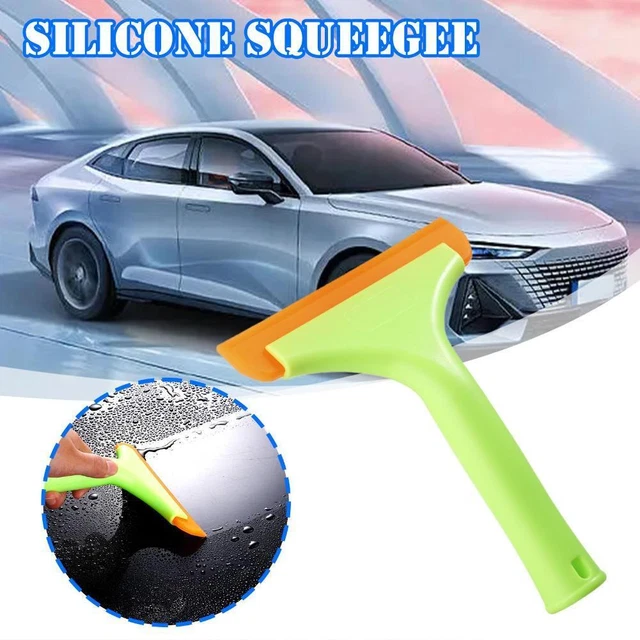 Squeegee acqua doccia-squeegee manico lungo super flessibile silicone M7W4