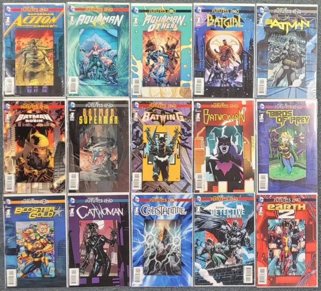 New 52 Futures End 41 Non Lenticular One-Shots DC Comics 2014 Complete! VF-NM+!