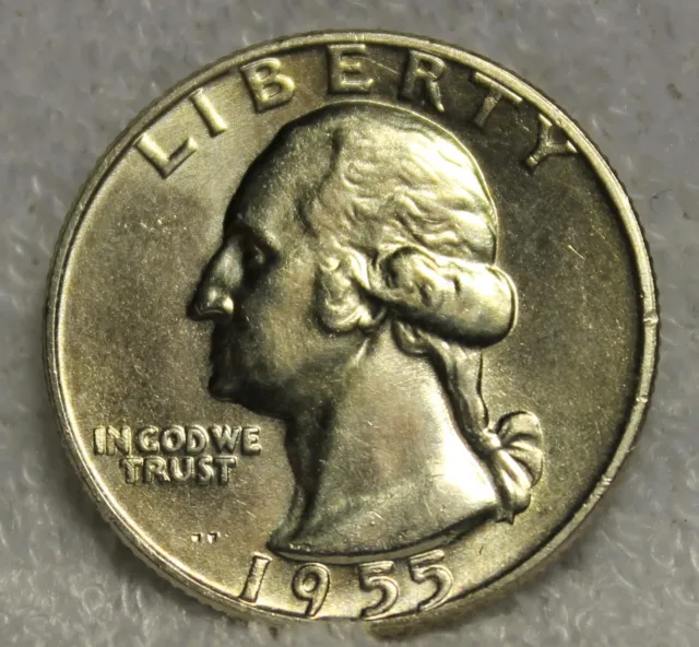 washington quarters 1955D uncirculated