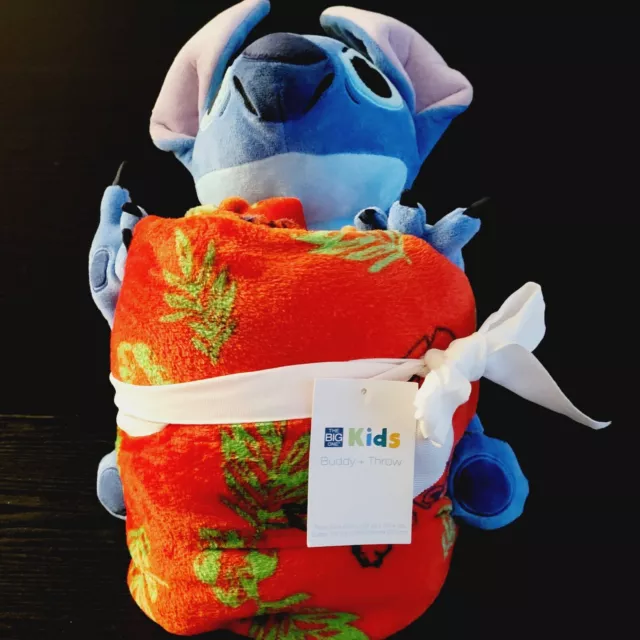 The Big One Disney's Stitch Buddy &  Throw Set