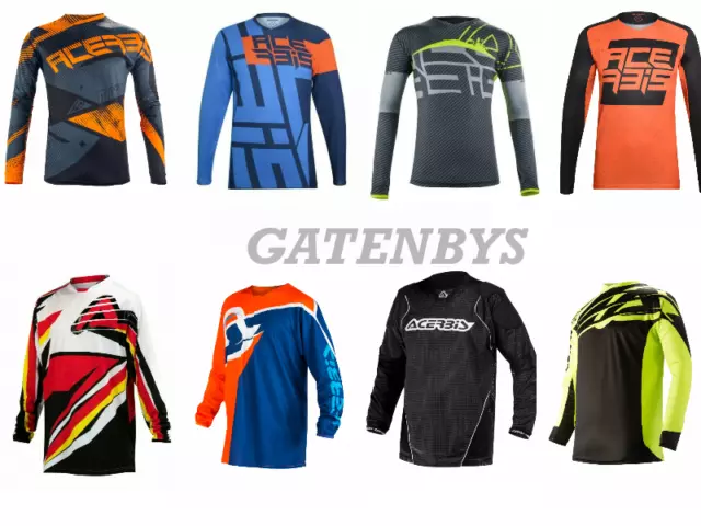 New ACERBIS Adult Motocross Enduro Jersey Shirt KTM SX EXC MTB MX KX YZ RM