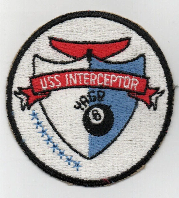 USS Interceptor YAGR 8 U S Navy Jacket Patch