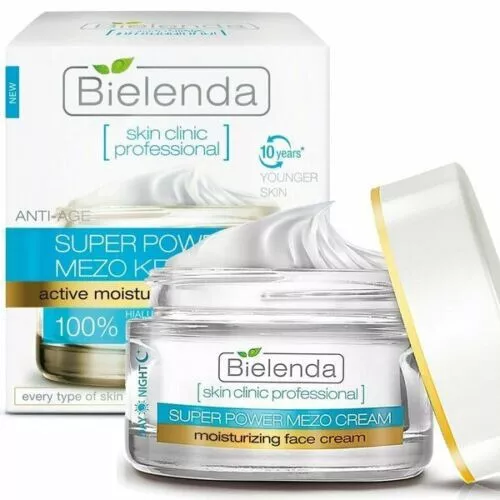 Bielenda Skin Clinic Professional Super Power Mezo Cream 50 ml Hyaluronic Acid