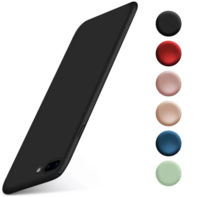 Hülle für Apple iPhone 8 Plus Schutzhülle AIR Slim Case Cover Matt Ultra Dünn