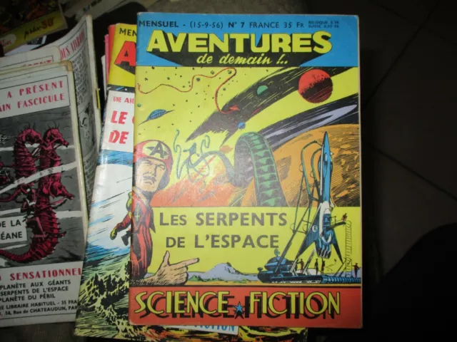 Aventures de demain n° 23 BD EO Edit de CHATEAUDUN 19568. Science-fiction TBE+