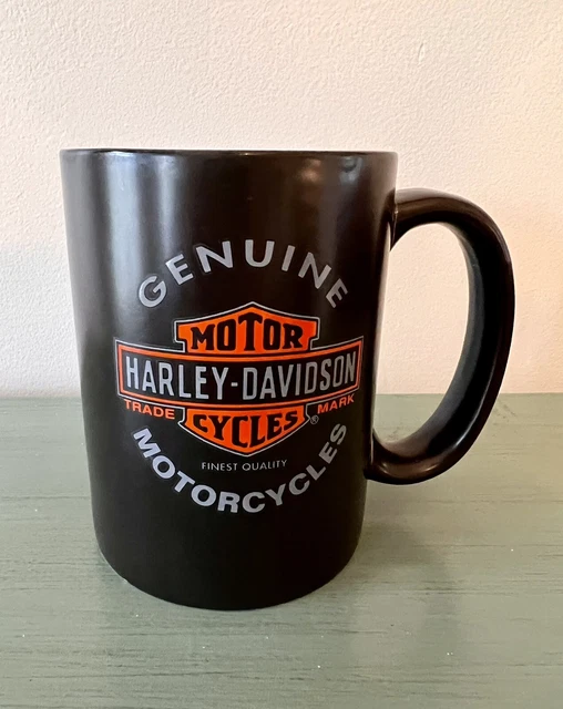 Black Harley Davidson Genuine Motorcycles Coffee Mug 