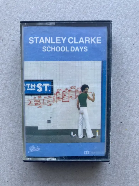Stanley Clarke - School Days Cassette Tape, (1976), Epic, Jazz, Funk, Fusion