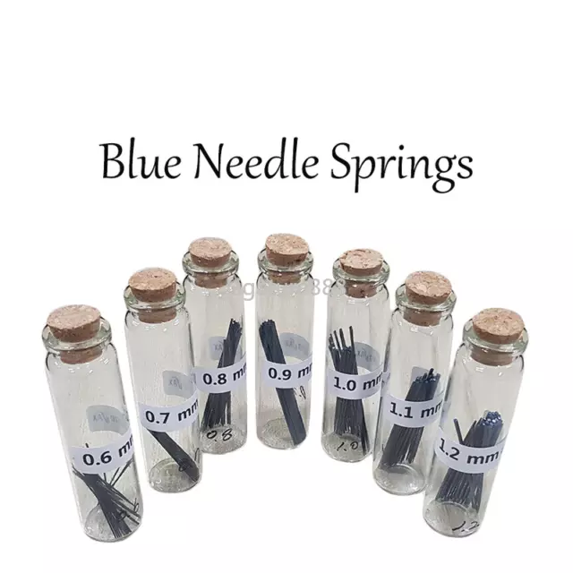 A Set of blued needle springs - 210 ea of 7 kind - for woodwinds repair