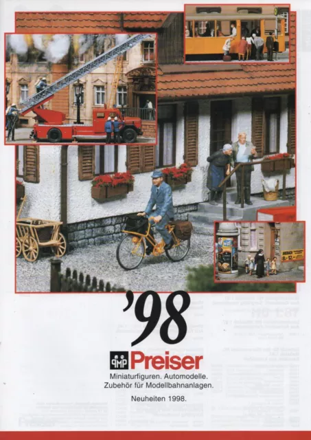 Nouveautés Preiser 98 figurines miniatures, modèles de véhicules, accessoires pour modélisme ferroviaire