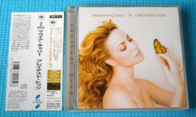 MARIAH CAREY 2CD Greatest Hits w/Bonus Track 2001 OOP Japan OBI SICP-77~8 New