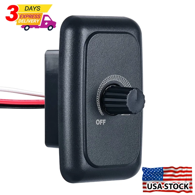 12V DIMMER SWITCH RV 12V 5A 60W Dimmer Switch for LED Halogen