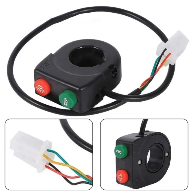 Motorcycle ATV Handlebar Horn Headlight Switch Button Turn Signal Accessories