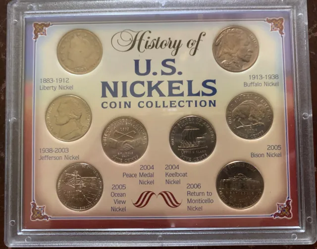 US Mint History of U.S. Nickels Coin Collection 1903-2006