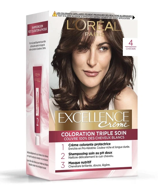 Colorant Crème PHYTO COLOR 4RC Châtain Clair Rouge Cuivré - Neuf