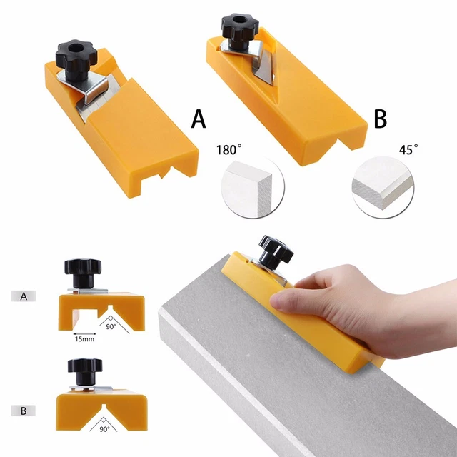 Plasterboard Planing Tool Flat Square Drywall Edge Chamfer Woodworking Hand Tool