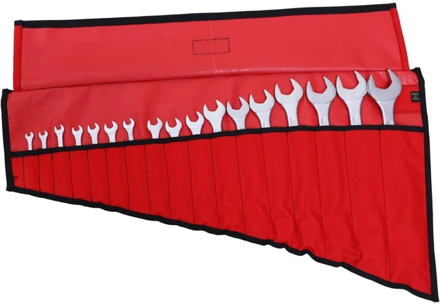 18 Pocket Wrench & Tool Roll up Pouch Organizer Bag Handmade Waterproof